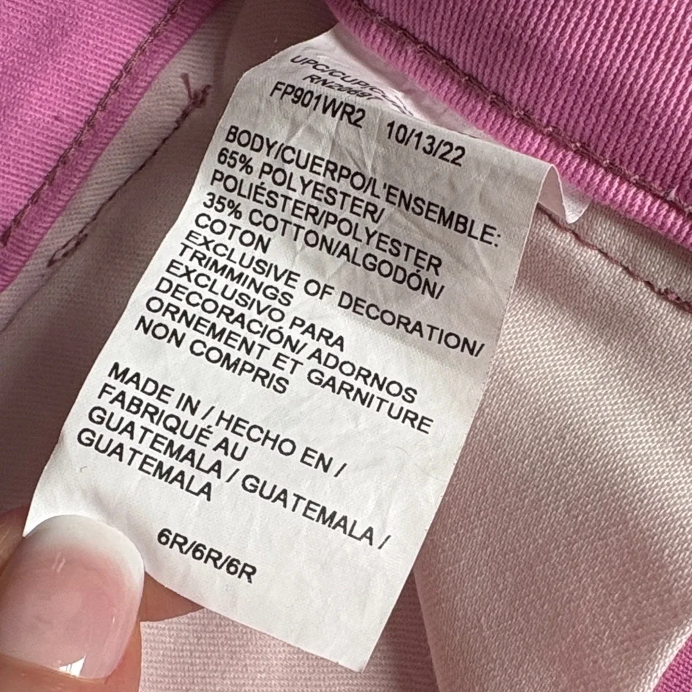 DICKIES Pink Wide-Leg Pants - Picture 2 of 5